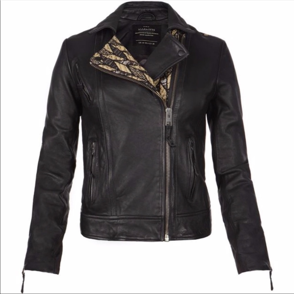 RARE AllSaints Chiri leather jacket